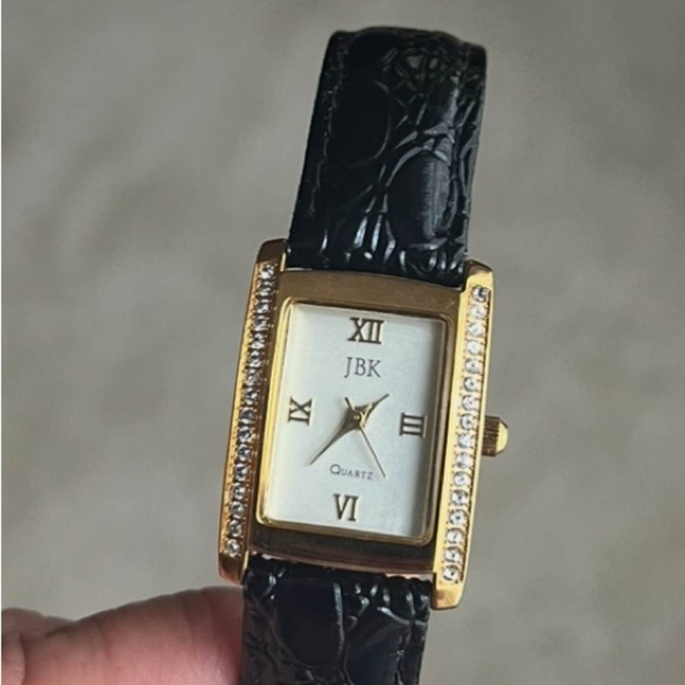 JBK Vintage Gold and Black Women's Quartz Watch